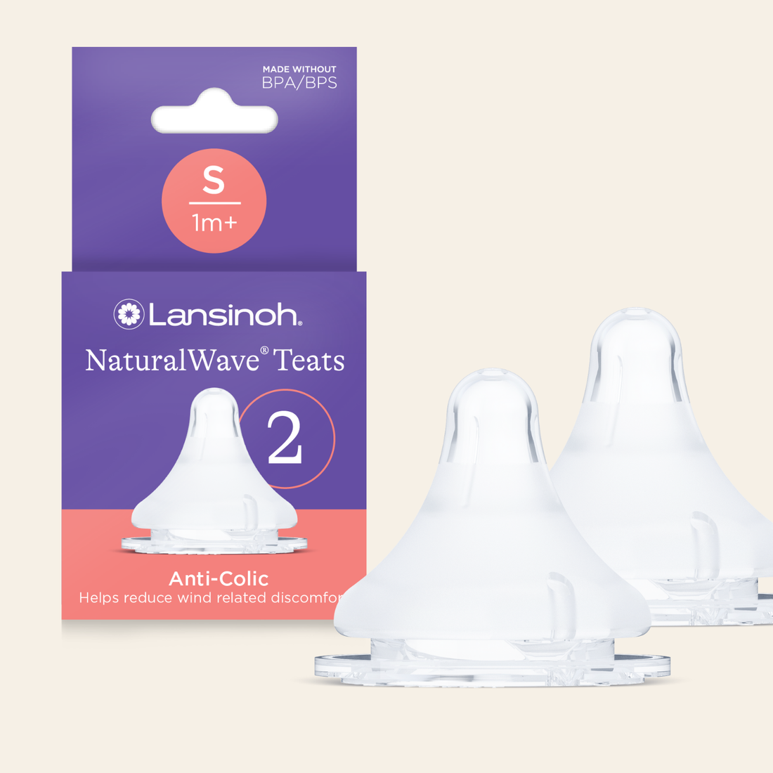 Pack of NaturalWave® Slow Flow Teats