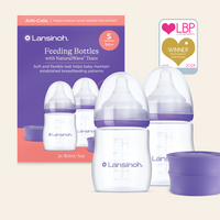 Pack of Feeding Bottles 160ml with NaturalWave® Teat