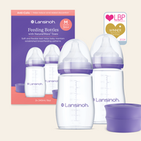 Pack of Baby Feeding Bottles 240ml with NaturalWave® Teat