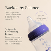 Pack of Baby Feeding Bottles 240ml with NaturalWave® Teat