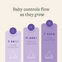 Pack of Feeding Bottles 160ml with NaturalWave® Teat