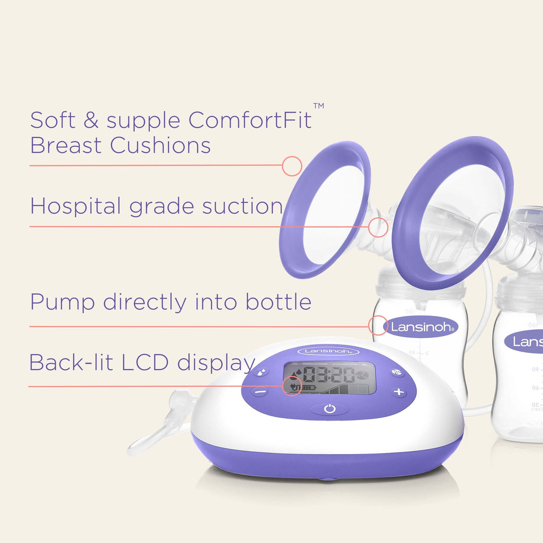 2-in-1 Double Electric Breast Pump