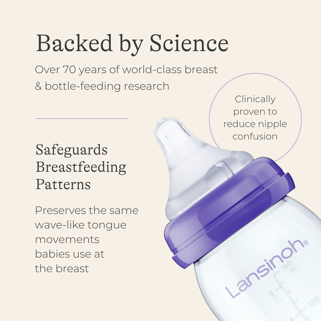 Glass Feeding Bottles 240ml with NaturalWave® Teat