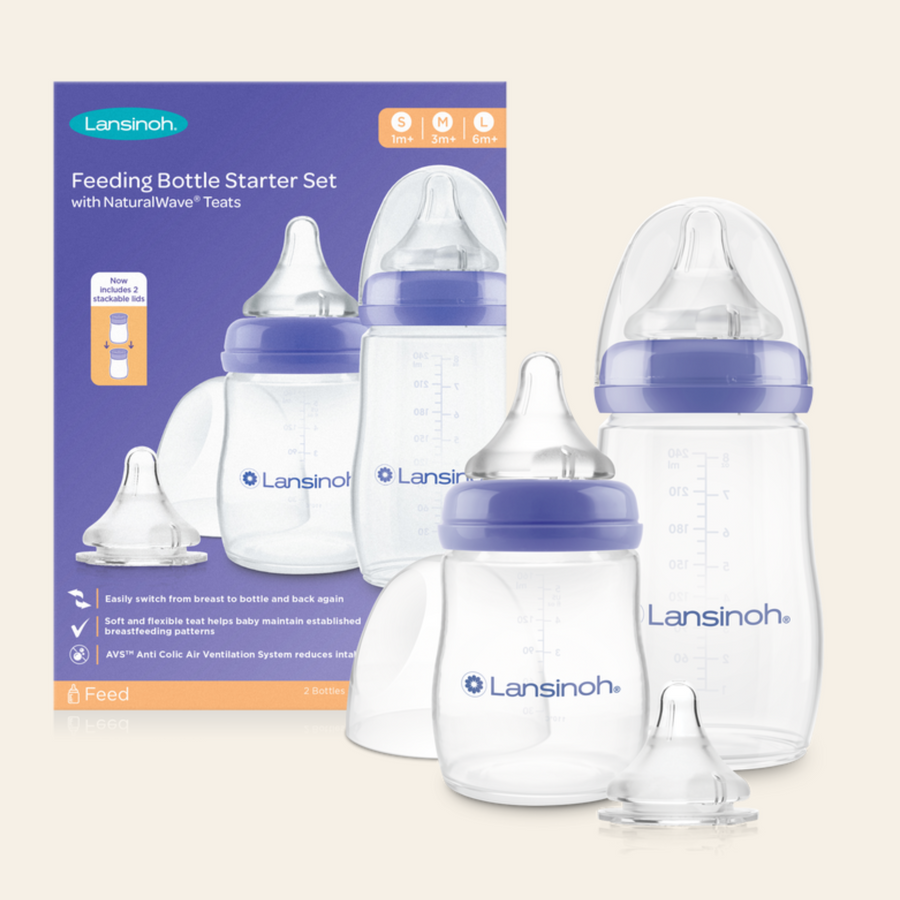 Baby Feeding Bottle Starter Set Lansinoh UK
