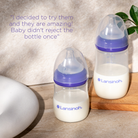 Pack of Feeding Bottles 160ml with NaturalWave® Teat