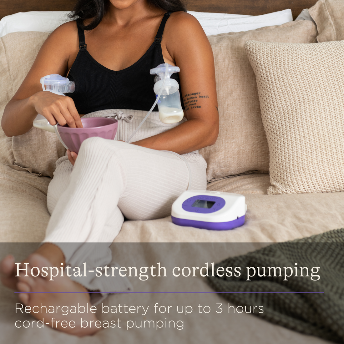 Rechargeable Double Electric Breast Pump Kit