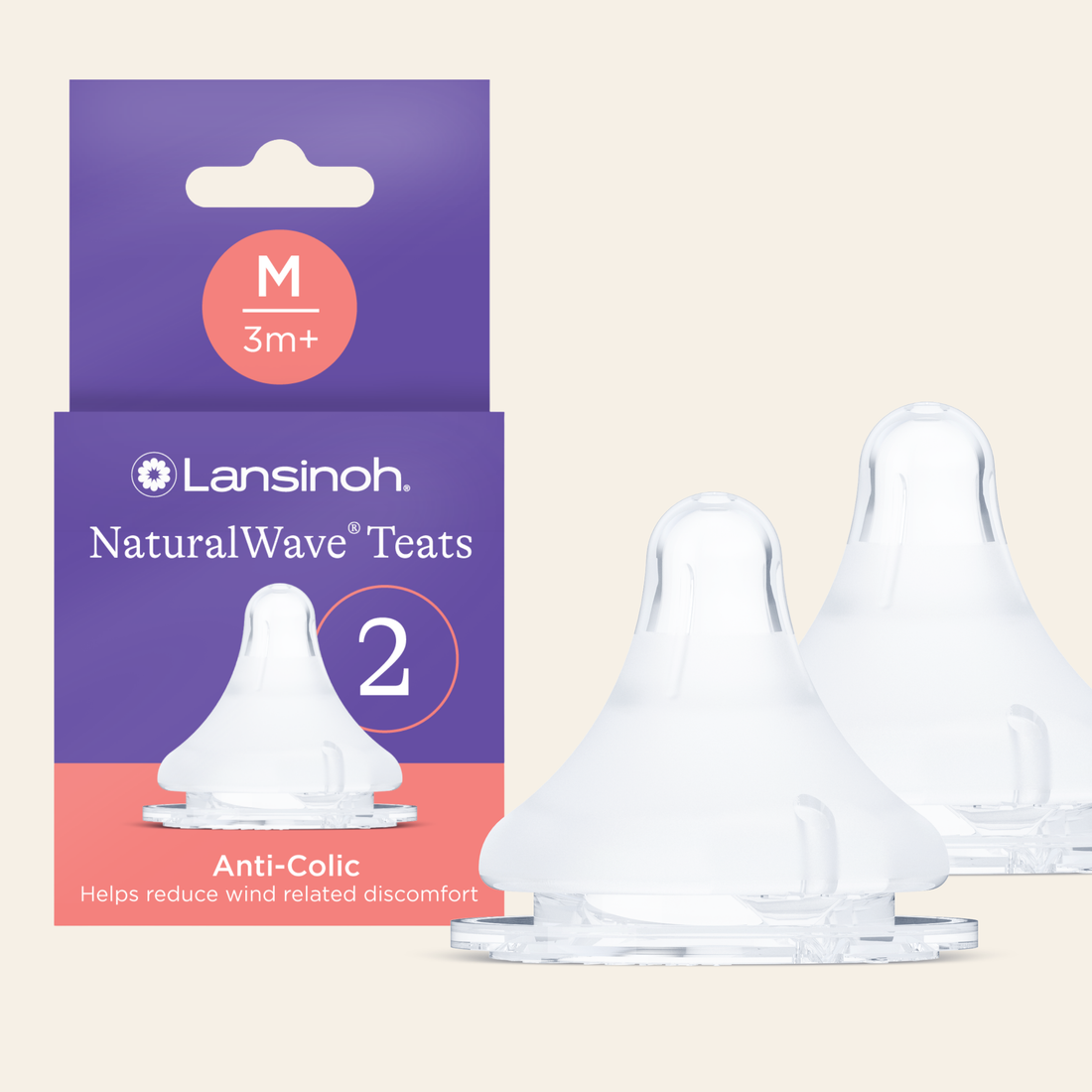 Pack of NaturalWave® Medium Flow Teats