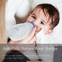 Pack of Feeding Bottles 330ml with NaturalWave® Teat