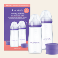 Pack of Feeding Bottles 330ml with NaturalWave® Teat