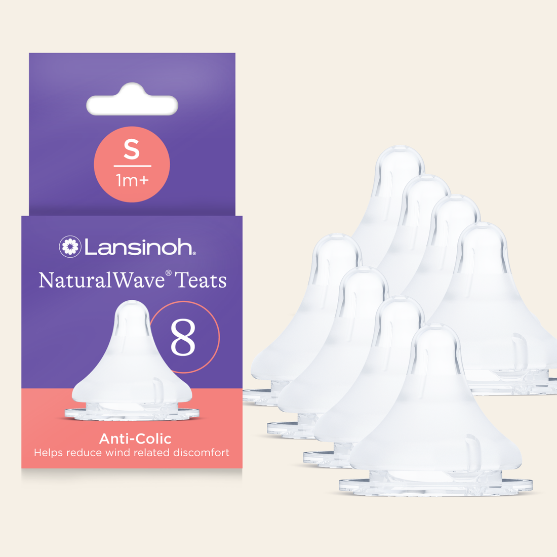Pack of NaturalWave® Slow Flow Teats