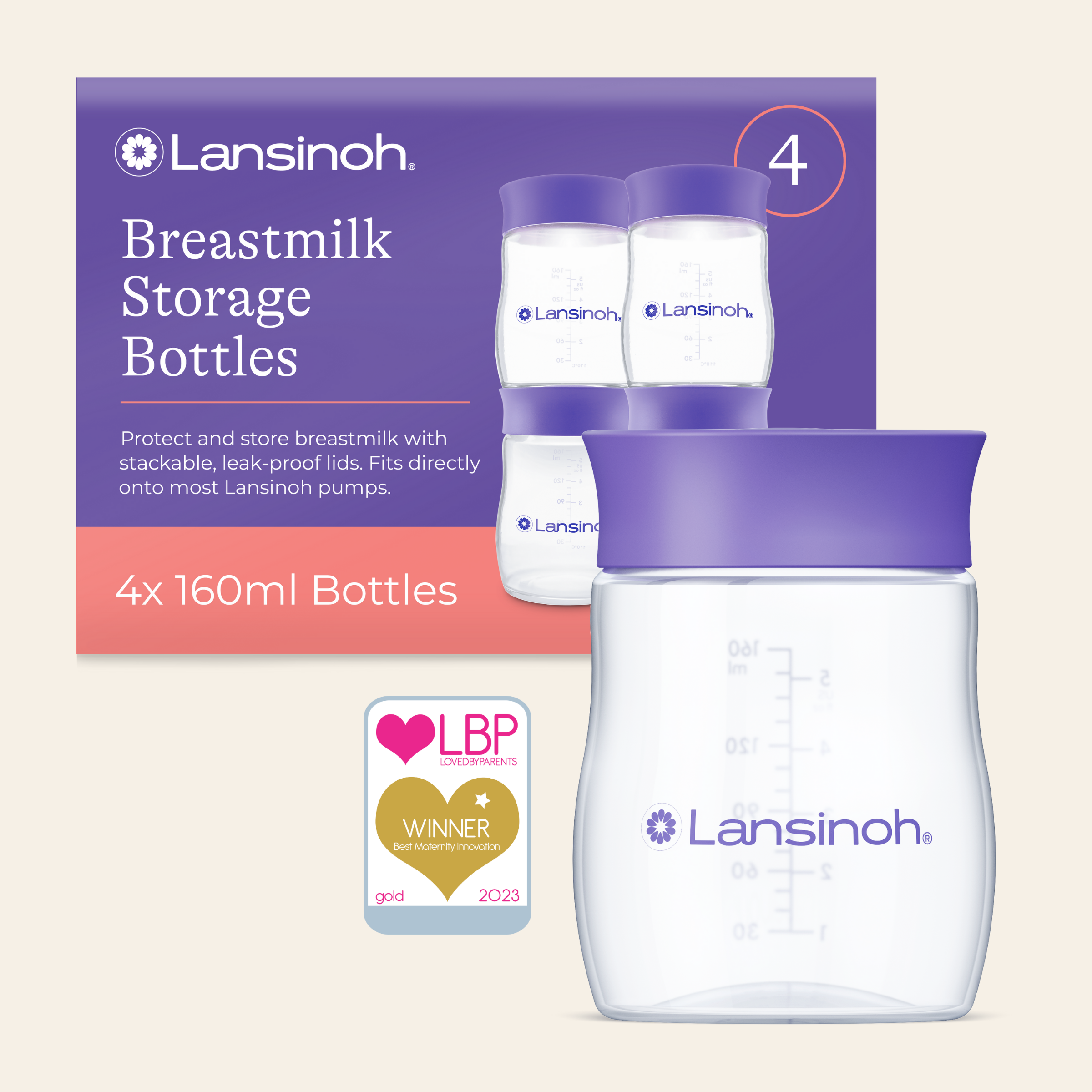 Breastmilk Storage Bottles – Lansinoh UK