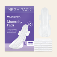 Extra Absorbent Maternity Pads: 0-2 weeks post-birth