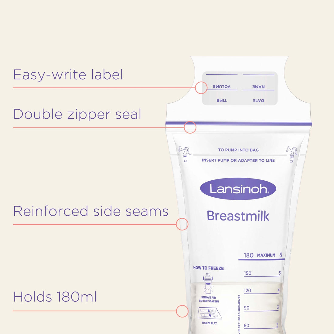 Lansinoh Breastmilk Storage Breast Pump Bottles 4 India  Ubuy