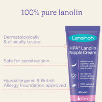 HPA® Lanolin Nipple Cream & Organic Nipple Balm Duo Pack