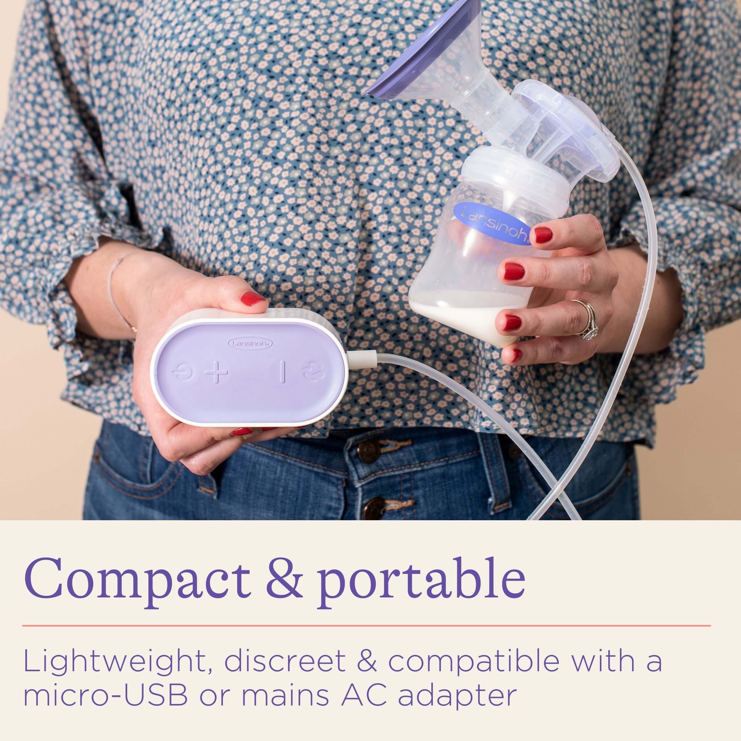Lansinoh Compact Single Electric Breast Pump thumbnail 3