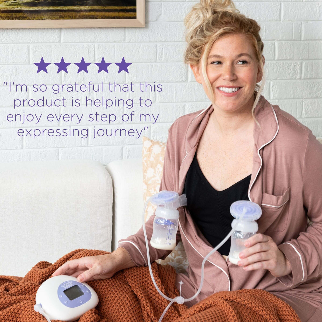 Lansinoh 2-in-1 Double Electric Breast Pump